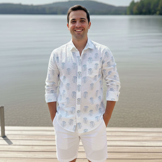 Camisa medusas hombre