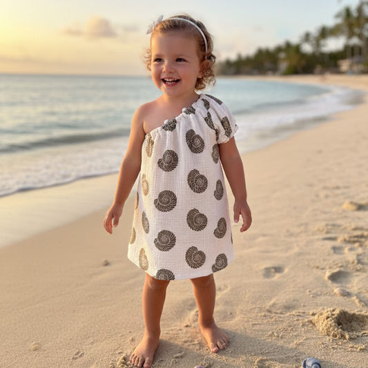 Vestido caracola niña