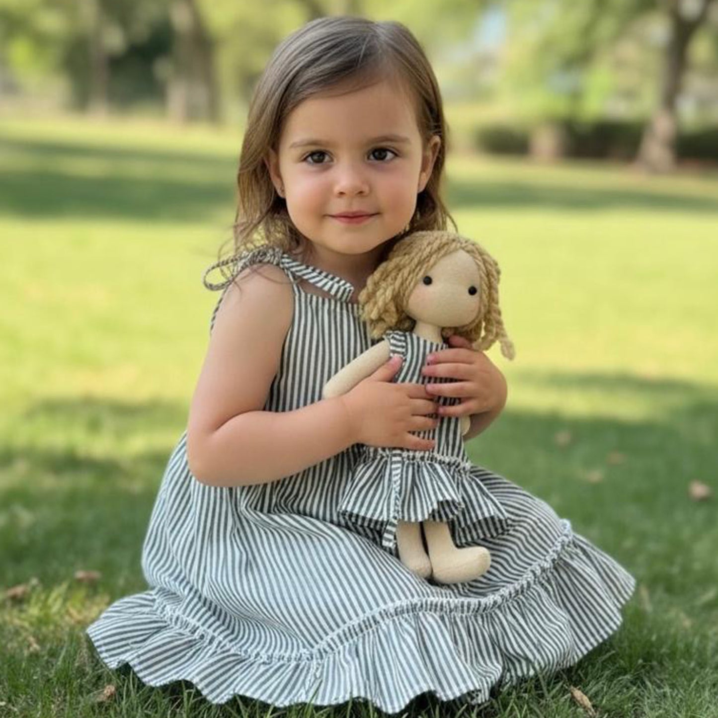 Vestido Lirio niña verde